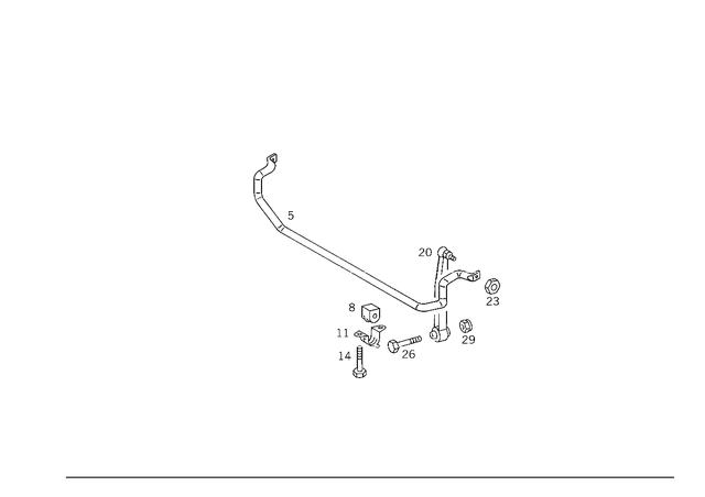 2023260665 - Springs and Suspension: Torsion Bar for Mercedes-Benz: C220, C230 Image image