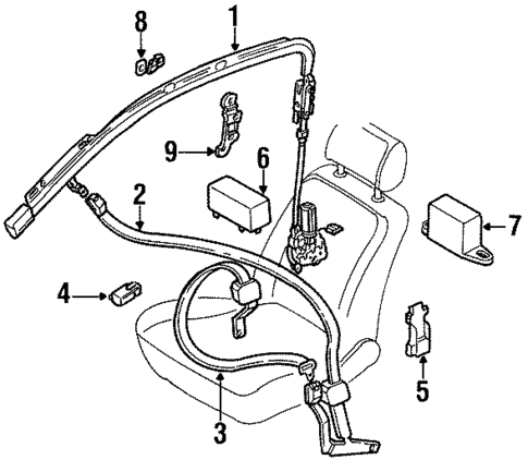 Passive Restraints for 1994 Volkswagen Passat #0