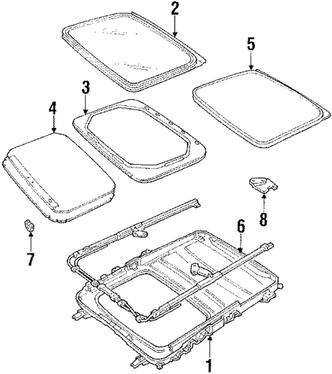 Sunroof for 1985 Cadillac Seville #0