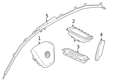Supplemental Restraint System for 2021 BMW 530i #0