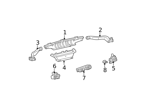 Ducts for 2001 Lexus IS300 #0