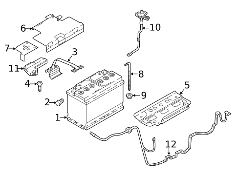 Battery for 2023 Audi Q5 Sportback #0