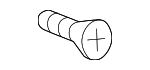 93600060140H - Brakes: Rotor Screw for Honda: Accord, Accord Crosstour, Civic, Clarity, CR-V, CR-Z, Crosstour, HR-V, Insight, Odyssey, Passport, Pilot, Ridgeline Image