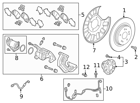 Disc Pads & Brake Shoes for 2018 Honda Odyssey #0