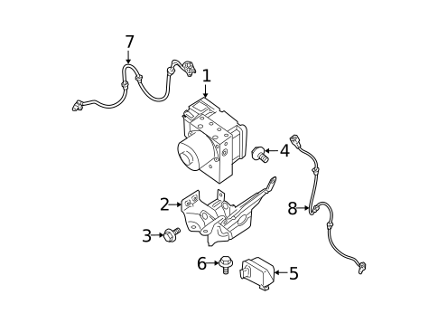 ABS Components for 2020 Nissan Frontier #0