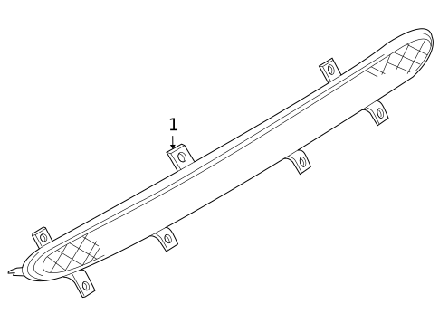 High Mounted Stop Lamp for 2009 Volkswagen Eos #0
