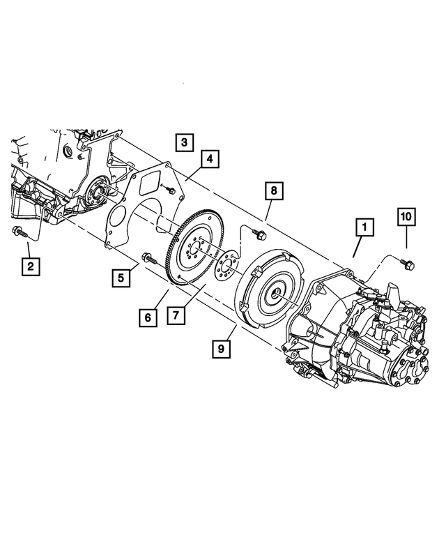 5073563AC - NVG Manual Transaxle 5 Speed: Transaxle for Mopar Image