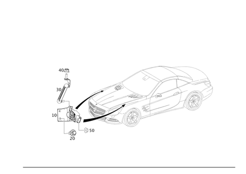 Regulation of Dynamic Headlamp Range Control, Front for 2016 Mercedes-Benz SL550 #0