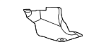 453190R010 - Steering: Heat Shield for Toyota: Crown, Crown Signia, Grand Highlander, Highlander, RAV4, RAV4 Prime, Sienna, Venza Image