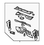 25847532 - Body: Panel Assembly for Cadillac: Escalade, Escalade ESV, Escalade EXT | Chevrolet: Avalanche, Silverado 1500, Silverado 2500 HD, Silverado 3500 HD, Suburban 1500, Suburban 2500, Tahoe | GMC: Sierra 1500, Sierra 2500 HD, Sierra 3500 HD, Yukon, Yukon XL 1500, Yukon XL 2500 Image