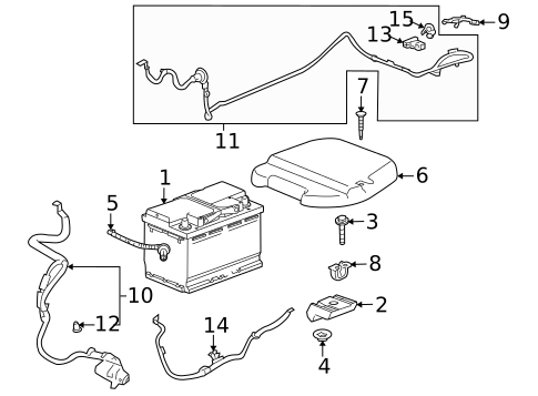 Battery for 2008 Saturn Outlook #0