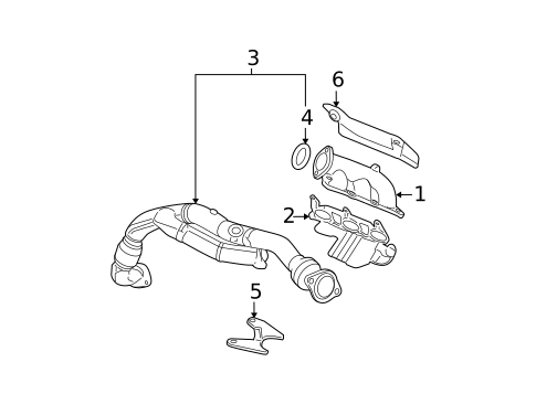 Brackets, Flanges & Hangers for 2008 Buick LaCrosse #0
