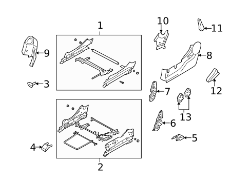 Tracks & Components for 2004 Suzuki Forenza #0
