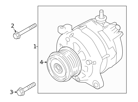 Alternator for 2023 Subaru Ascent #1