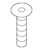 814563S000 - Body: Striker Screw for Genesis: Electrified G80, Electrified GV70, G70, G80, G90, GV60, GV70, GV80, GV80 Coupe | Hyundai: Accent, Elantra, Elantra GT, Elantra N, Genesis, Ioniq, Ioniq 5, Ioniq 6, Kona, Kona Electric, Kona N, Palisade, Santa Cruz, Santa Fe, Santa Fe Sport, Santa Fe XL, Sonata, Tucson, Veloster, Veloster N, Venue Image