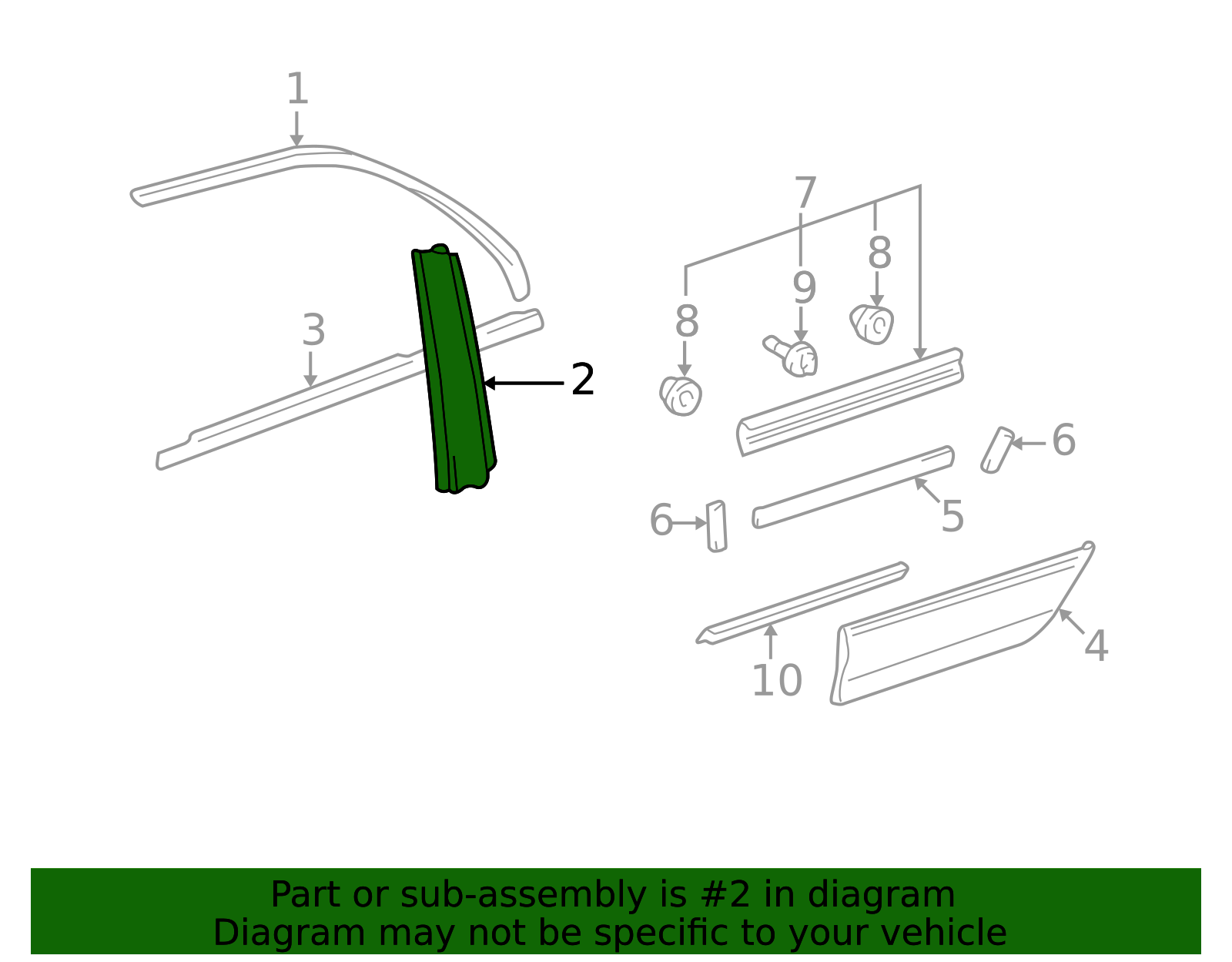 Door Reveal Molding - Clean Finish OEM Exterior | AutoNation Parts