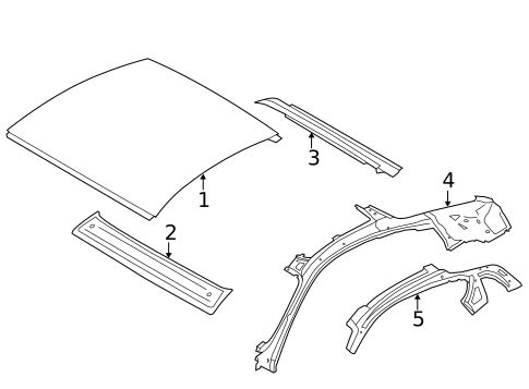 Roof & Components for 2014 Porsche Cayman #0