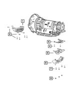 68780824AA - Transmission: Transmission Mount Isolator for Mopar Image