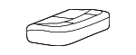 Passenger Side Rear Seat Cushion Pad