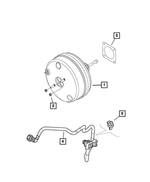 68261732AA - : Brake Booster Vacuum Hose for Mopar Image