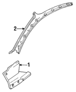 EA0168391A02 - Body: Kick Panel for Mazda: MX-3 Image