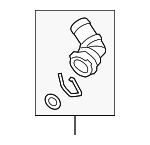 19503RAAA01 - Cooling System: Connector for Acura Image