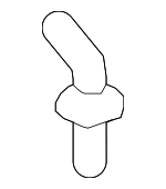 19106RSAG00 - Cooling System: Reservoir Hose Joint for Acura Image