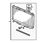 19010RL6R51 - : Radiator for Acura Image