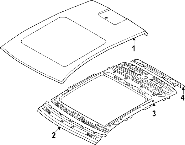 67111T6750 - : Roof Panel for Hyundai Image