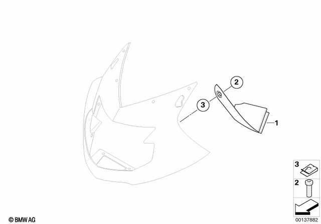 6327651211 - Design: Fillister Head Screw - M5X12-A2-80 for BMW-Motorrad Image