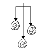 11514517 - Body: Mirror Assembly Nut for Saab: 9-7x Image