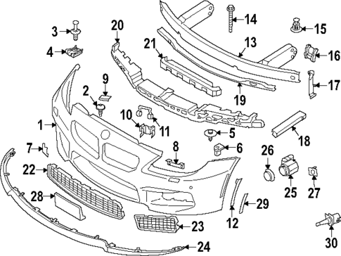 Bumper & Components - Front for 2014 BMW M6 #0
