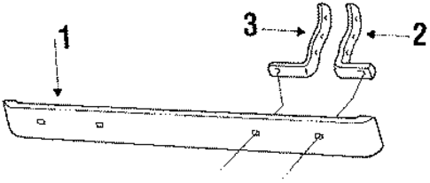 Bumper Assembly - Rear for 1986 Ford F-150 #2