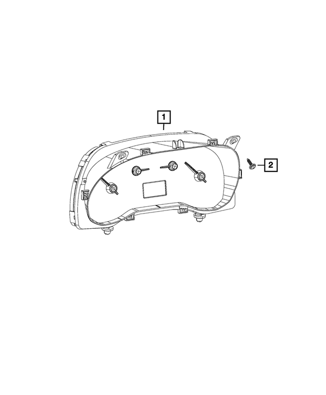 68510157AA - Electrical: Instrument Panel Cluster for Mopar Image