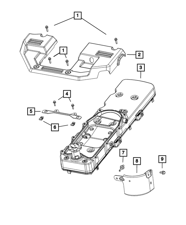 5017782AA - Engine: Clip-on Nut for Mopar Image