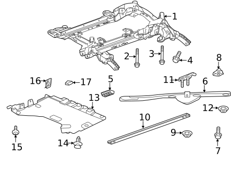Suspension Mounting for 2022 Cadillac CT4 #0