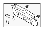 94320SL020VH - : Lower Gate Trim for Subaru Image