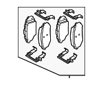 58101KLA00 - Brakes: Disc Brake Pad Set for Hyundai Image