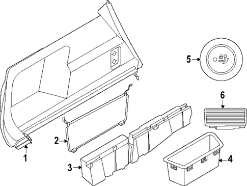 Interior Trim - Rear Body for 2024 BMW X1 #1