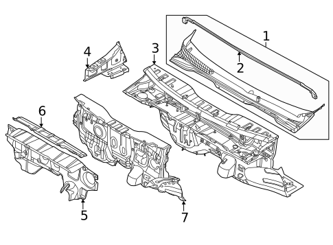 Cowl for 2023 Kia Carnival #0