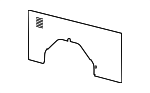 CK4Z6131013M - Body: Lower Trim for Ford Image