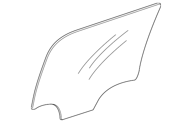 2014-2019 GM Passenger Side Rear Door Window 22839370 | Capital Chevy Parts