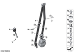 72119460973 - : Upper Belt Strap Rema On Front Left for BMW Image
