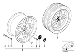 36112229640 - : Alloy Rim Forged H36110 for BMW Image
