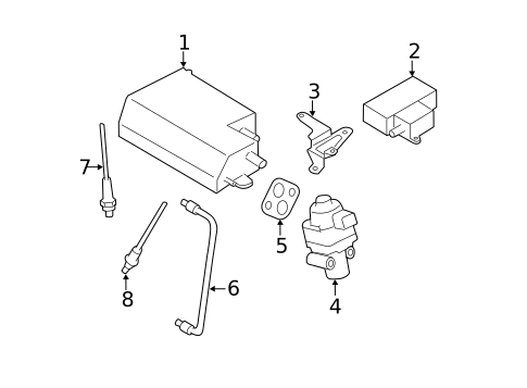 Emission Components for 2009 Subaru Impreza #0