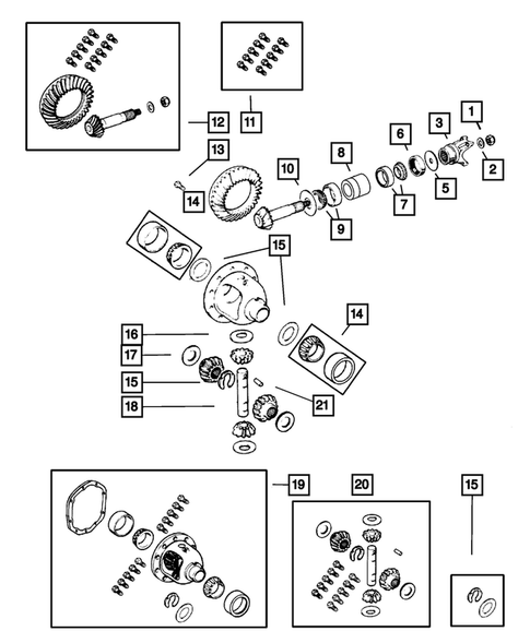 Front Axle Differential for 2001 Dodge Ram 2500 #2