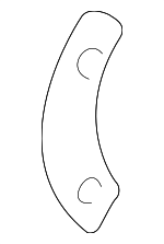 33212283013 - Suspension: Axle Assembly Reinforcement for BMW: 540i, 750iL, 840Ci, 850Ci, 850CSi, M5 Image