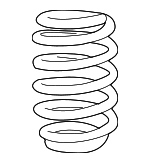 5168872AB - Suspension: Coil Spring for Chrysler: 300 | Dodge: Challenger, Charger Image
