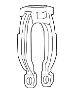 68078353AB - Suspension: Clevis for Chrysler: 300 | Dodge: Challenger, Charger Image