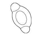 815993M000 - Body: Fuel Pocket Insulator for Genesis: G70, G80, G90 | Hyundai: Equus, Genesis, Genesis Coupe, Ioniq, Sonata, Tucson Image